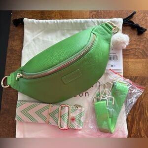 Pom Pom London Bum Bag, Kelly Green